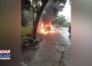 Angkot Cor Pertalite Ludes Terbakar