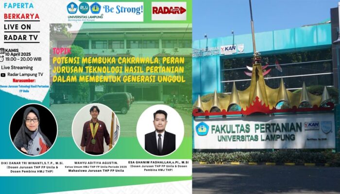 PERAN JURUSAN TEKNOLOGI HASIL PERTANIAN DALAM MEMBENTUK GENERASI UNGGUL