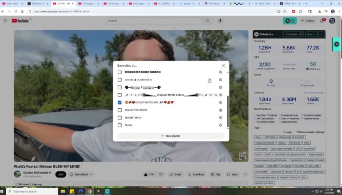 youtube says I can’t share videos on my playlist