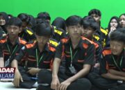 Siswa SMK Negeri 1 Selagai Lingga Kunjungan Industri ke Radar Lampung TV