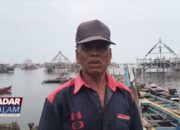 LAMPUNG : Cuaca Ekstrem Angin Kencang Puluhan Bagan Kambang Rusak