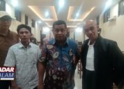 LAMPUNG TIMUR : Korupsi Proyek PSN Bendungan Marga Tiga Terdakwa Ilhamuddin Minta Dihukum Rendah