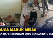 Nenek Wafat Dihantam Cucu Dengan Batu Ulekan