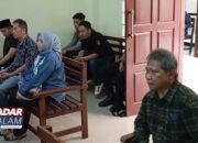 PESISIR BARAT : Proyek Pekerjaan Pembukaan Jalan Mantan Plt Sekdakab Pesbar Divonis 18 Bulan