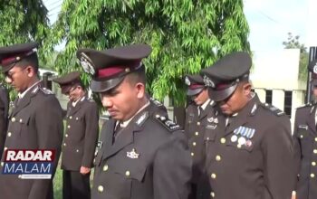 PROVINSI LAMPUNG : Polres Way Kanan Heningkan Cipta 3 Anggota Gugur