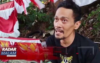 LAMPUNG : Jauh Dari Garut Jualan Bendera di Lampung