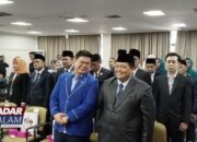 LAMPUNG : Pelantikan Bupati Pesawaran Gubernur Ingatkan Nanda-Antonius Tak Buru-buru Rolling Pejabat