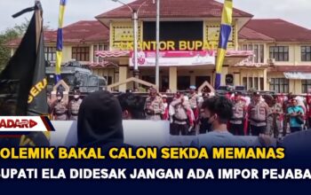 POLEMIK BAKAL CALON SEKDA MEMANAS, Bupati Ela Didesak Jangan Ada Impor Pejabat