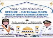 PEMBUKAAN MTQ KE 54 TAHUN 2025 TINGKAT KOTA BANDAR LAMPUNG