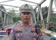 WAY KANAN : Jembatan Way Giham Rusak Parah Kendaraan Lebih Dari 28 Ton Dilarang Melintas