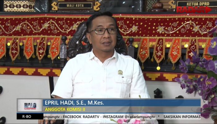 EFRIL HADI ANGOTA KOMISI II DPRD KOTA METRO – SEGMENT 3