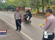 LAMPUNG UTARA : Lakalantas Maut Motor Senggol Motor, Pelajar Meninggal Dunia