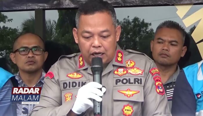 WAY KANAN : Kabel Listrik Sepanjang 24 KM Dicuri Polres Ringkus 3 Tersangka, Kerugian Rp1,2 Miliar