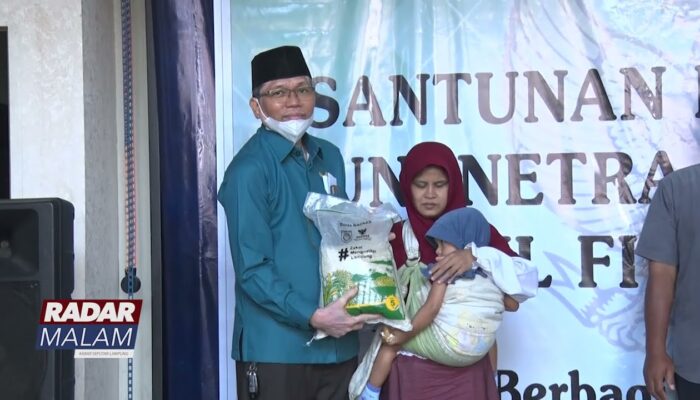 Radar Lampung   Baznas Berbagi Kebahagiaan, Santuni Ratusan Tunanetra dan Duafa Jelang Idul Fitri 14