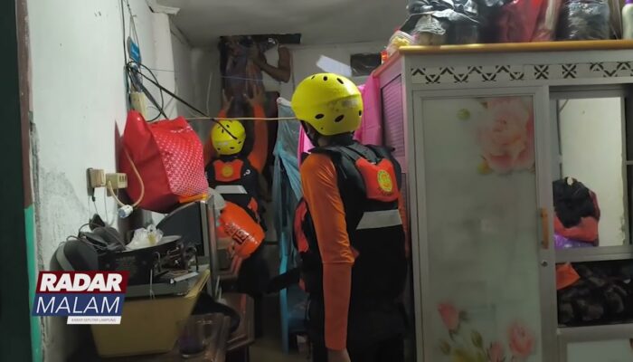 1 Warga Meninggal, 109 Terdampak Banjir Bandarlampung Dievakuasi