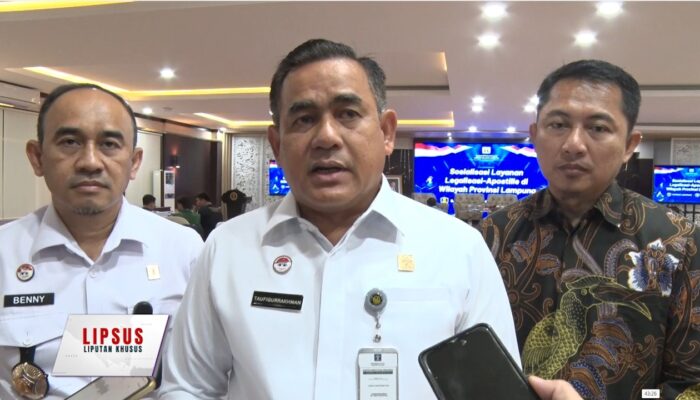 Kanwil Kemenkum Lampung Sosialisasi Layanan Legalisasi Apostille