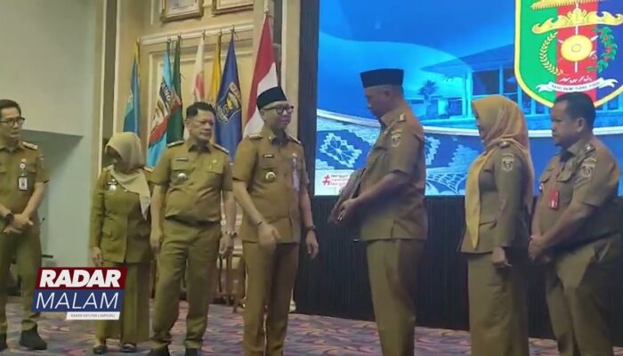 Koheri Terima SK Plt Bupati Lamteng Dari Kemendagri