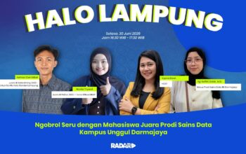 NGOBROL SERU DENGAN MAHASISWA JUARA PRODI SAINS DATA KAMPUS UNGGUL DARMAJAYA