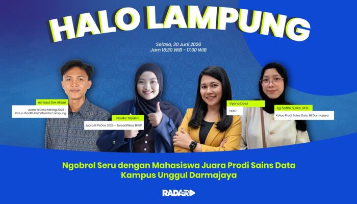 NGOBROL SERU DENGAN MAHASISWA JUARA PRODI SAINS DATA KAMPUS UNGGUL DARMAJAYA