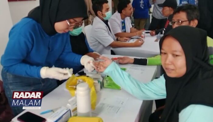 Polda Lampung Gelar Bakti Sosial Kesehatan Pengobatan Gratis