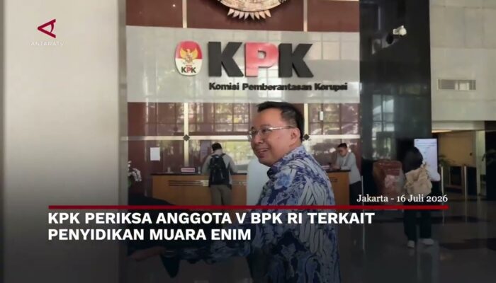 KPK Periksa Anggota V BPK RI Terkait Penyidikan Muara Enim 2