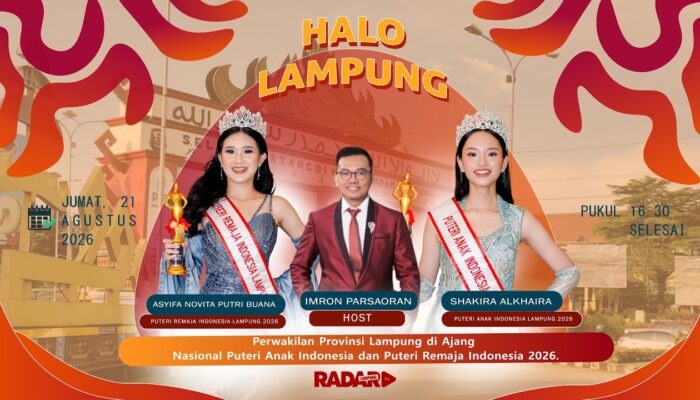 Perwakilan Provinsi Lampung di Ajang Nasional Puteri Anak Indonesia dan Puteri Remaja Indonesia 2026