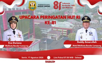 Upacara HUT RI ke-81 | Kota Bandar Lampung