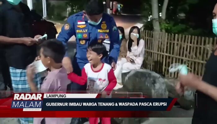 Gubernur Imbau Warga Tenang & Waspada Pasca Erupsi