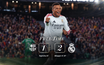 Brace Mbappe Antar Real Madrid Bungkam Barcelona 2-1 di El Clasico