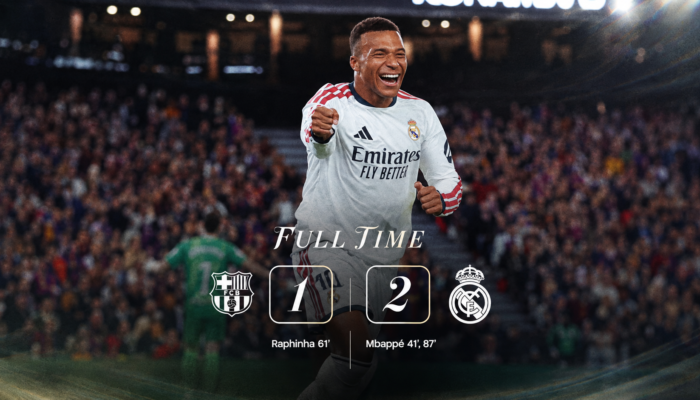 Brace Mbappe Antar Real Madrid Bungkam Barcelona 2-1 di El Clasico