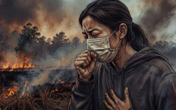 Buruh Pelabuhan Bertahan Bekerja di Tengah Kabut Asap, Keluhan Tak Digubris