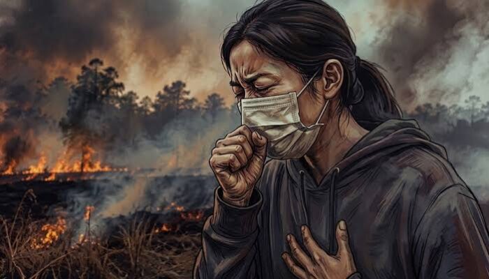 Buruh Pelabuhan Bertahan Bekerja di Tengah Kabut Asap, Keluhan Tak Digubris
