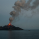 Anak Krakatau Erupsi Tiga Kali, Puluhan Gempa Vulkanik Terekam