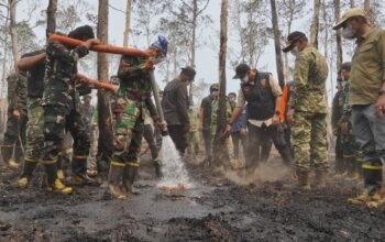 Gubernur Mirza Perkuat Penanganan Karhutla TNWK, Pemadaman Dikebut dan Kesehatan Warga Jadi Perhatian