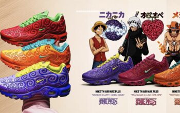 Nike Ubah Kekuatan Buah Iblis ONE PIECE Jadi Desain Sepatu Air Max Plus