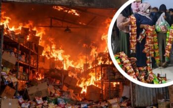 Gudang Terbakar Tewaskan Kepala Gudang, Warga Malah Menjarah