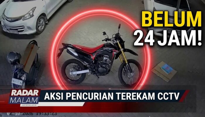 Baru Sehari Dibeli, Motor Honda CRF Digasak Maling