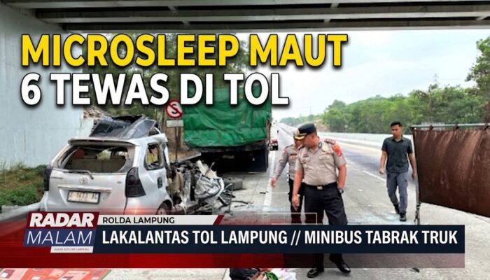 Minibus Tabrak Truk, 6 Meninggal & 4 Luka Berat