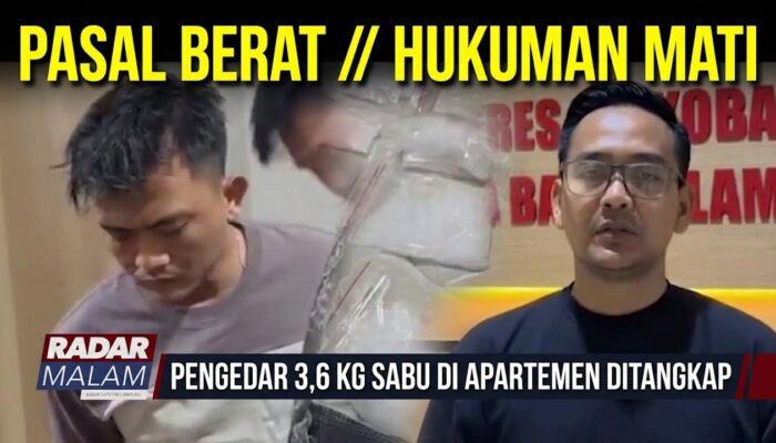 Polisi Grebek Pengedar 3,6 Kg S4bu Di Apartemen