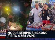 Ribuan Liquid Vape Narkotika Diamankan Di Bakauheni