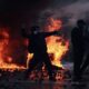 Unjuk Rasa “Revolusi Flamingo” di Albania Berujung Ricuh, Gedung Pemerintah Dibakar Massa