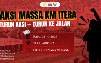 Mahasiswa Itera Turun ke Jalan, Desak Pemerintah Tuntaskan Lima Persoalan Nasional