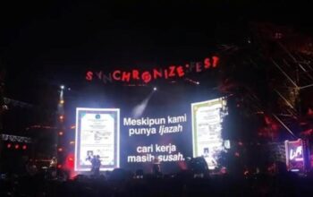 Aksi Panggung The Jansen di Synchronize Fest 2026: Pamer Ijazah hingga Visual Karhutla
